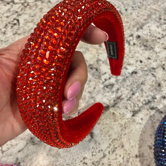 Bundle of 3 Headbands - Handmade with Rhinestones - Picture 5 of 7